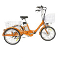 Tricycle électrique pliable adulte en gros 36V 350W pour le shopping